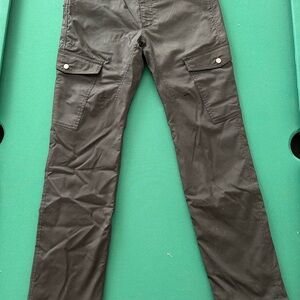 Men's Black Insulated Cargo Pants